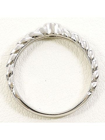 Unbranded PT900 Platinum Ring with Diamond (no carat marking), Total Weight 4.0g, Like New Condition. (view 2)