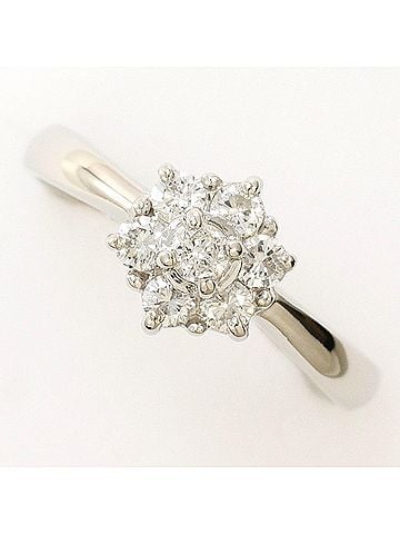 Unbranded PT900 Platinum Ring with 0.30 ct Diamond, Total Weight 2.7g, Like New Condition. (view 1)