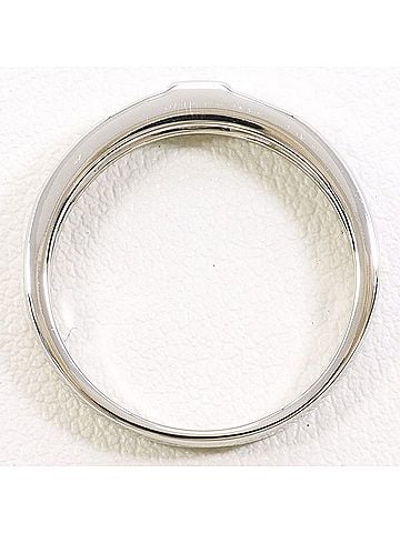 Unbranded PT900 Platinum Ring, 1 Blue Diamond, Total Weight 4.4g, Like New Condition (view 2)