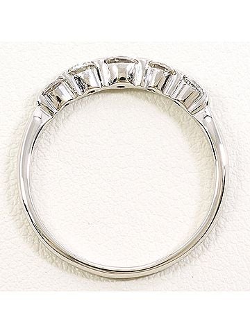 Unbranded PT900 Platinum Ring, 1 Diamond (0.50ct), Total Weight 3.2g, Like New Condition. (view 2)