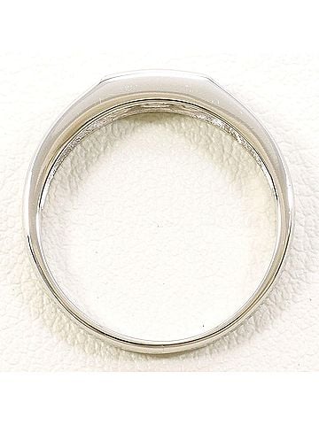 Unbranded PT900 Platinum Ring with 0.33ct Diamond, Total Weight 3.5g, Like New Condition. (view 2)