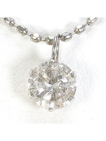 Unbranded PT900 Platinum / PT850 Necklace with 0.20ct Diamond, Total Weight 1.6g, 40cm, Like New Condition (view 1)