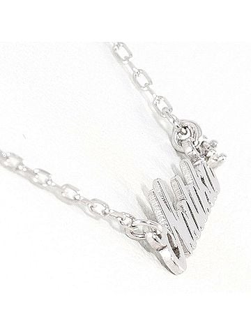 Unbranded K10 10K WG White Gold Necklace with 0.01ct Diamond, Total Weight 1.4g, 42cm, Like New Condition (view 2)