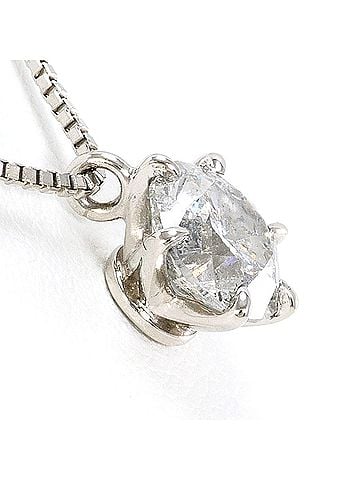 Unbranded PT900 Platinum / PT850 Necklace with 1.130ct Diamond, Certificate of Authenticity, Total Weight 3.5g, 45cm, Like New Condition (view 2)