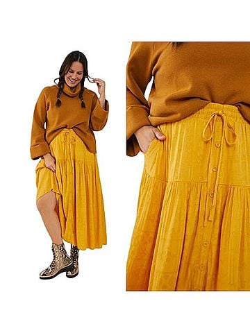 Anthropologie Maeve Carnacion Casual Skirt (view 1)