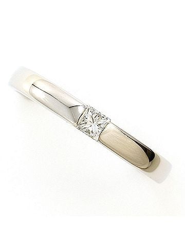 Unbranded PT900 Platinum Ring with 0.10ct Diamond, Total Weight 3.0g, Like New Condition. (view 1)