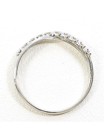 Unbranded PT900 Platinum Ring, 1 Diamond (0.30ct), Total Weight 2.3g, Like New Condition. (view 2)