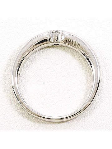 Unbranded PT900 Platinum Ring with 0.23ct Diamond, Total Weight 5.2g, Like New Condition. (view 2)