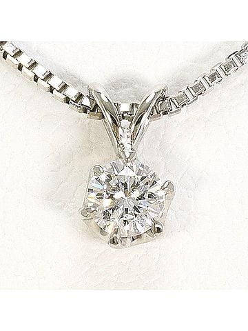 Unbranded PT900 Platinum Necklace with 0.107ct Diamond, Total Weight 2.6g, 39cm, Like New Condition. (view 1)