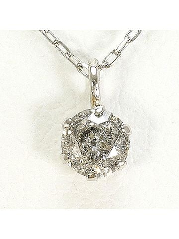 Unbranded PT900 Platinum / PT850 Necklace with 0.10ct Diamond, Total Weight 0.7g, 40cm, Like New Condition (view 1)