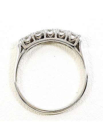 Unbranded PT850 Platinum Ring with 0.28ct Diamond, Total Weight 2.8g, Like New Condition. (view 2)