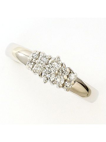 Unbranded PT900 Platinum Ring, 1 Diamond (0.30ct), Total Weight 4.5g, Like New Condition. (view 1)