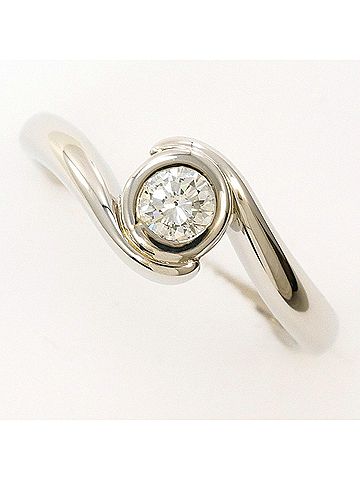 Unbranded PT900 Platinum Ring with 0.21ct Diamond (SI1 Clarity), Certified, Total Weight 6.0g, Like New Condition. (view 1)