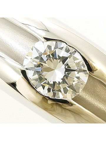Unbranded PT900 Platinum Ring with 0.11ct Diamond, Certificate of Authenticity Included, Total Weight 7.9g, Like New Condition. (view 2)