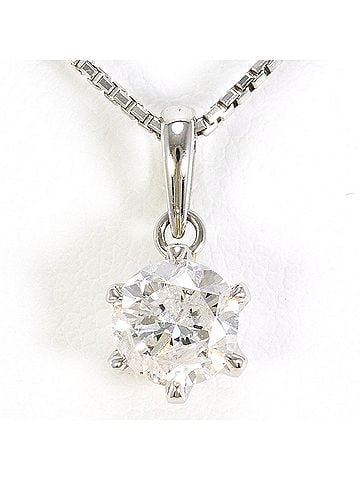 Unbranded PT900 Platinum / PT850 Necklace with 1.216ct Diamond, Certificate of Authenticity, Total Weight 5.1g, 40cm Length, Like New Condition (view 1)