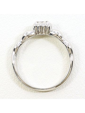 Unbranded PT900 Platinum Ring with 0.15ct Diamond, Total Weight 3.4g, Like New Condition. (view 2)