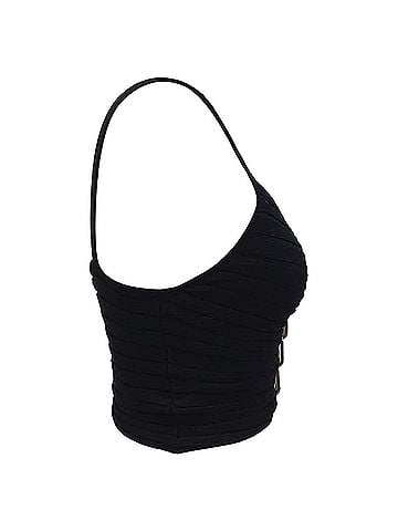 Dion Lee Dion Lee Central Chain Cami Top in Black Viscose (view 2)
