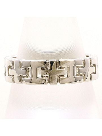 Unbranded K14 14K WG White Gold Ring, Total Weight 5.8g, Like New Condition (view 1)