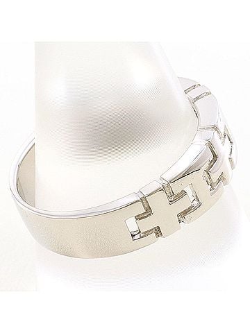 Unbranded K14 14K WG White Gold Ring, Total Weight 5.8g, Like New Condition (view 2)