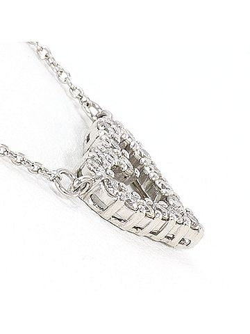 Unbranded PT850 Platinum Necklace with 0.30ct Diamond, Total Weight 2.5g, 43cm, Like New Condition. (view 2)