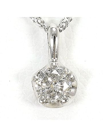Unbranded PT1000 Platinum / PT850 Necklace with 0.10ct Diamond, Total Weight 1.2g, 41cm, Like New Condition. (view 1)