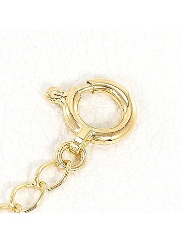 Unbranded 18K (18-karat) Yellow Gold (YG) Adjustable Chain, Total Weight 0.6g, 10cm, Like New Condition. (view 2)