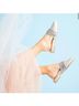 Birdies Pink Silver Mule/Clog Size 7 - photo 3