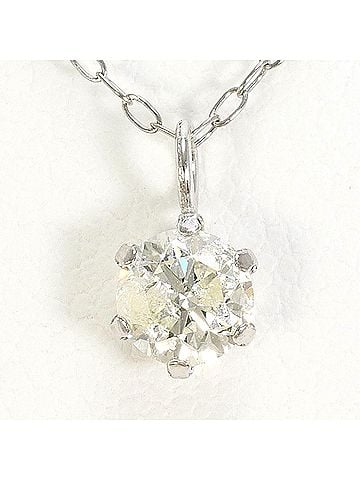 Unbranded PT900 Platinum / PT850 Necklace with 0.30ct Diamond, Total Weight 0.9g, 40cm, Like New Condition (view 1)