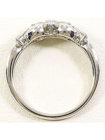 Unbranded PT900 Platinum Ring, 1 Diamond (0.50ct), Total Weight 4.7g, Like New Condition. (view 2)