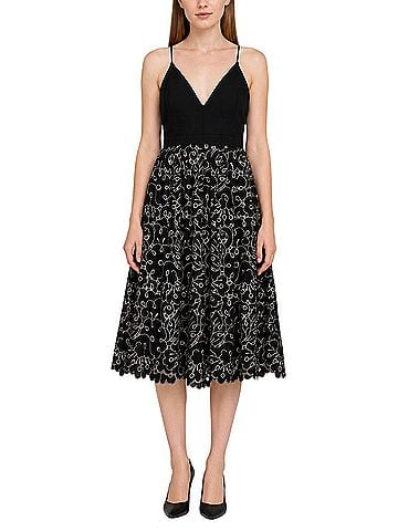 Maeve Anthropologie Eyelet Midi Casual Dress (view 1)