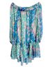 Ted Baker London 100% Polyester Floral Blue Green Swimsuit Cover Up Size S - photo 1