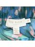 Ted Baker London 100% Polyester Floral Blue Green Swimsuit Cover Up Size S - photo 3