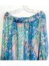 Ted Baker London 100% Polyester Floral Blue Green Swimsuit Cover Up Size S - photo 10