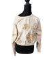 Anthropologie 100% Cotton 99% Polyester 1% Metallic Fiber Pink Pullover Sweater Size XXS - photo 1