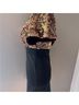 Flying Tomato Solid Gold Black Cocktail Dress Size S - photo 5