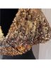 Flying Tomato Solid Gold Black Cocktail Dress Size S - photo 4