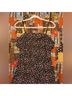 Unique Vintage Floral Black Pink Jumpsuit Size L - photo 5