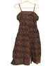 Unique Vintage Floral Black Pink Jumpsuit Size L - photo 1