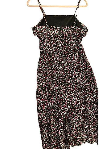Unique Vintage Black Floral cropped jumpsuit Jumpsuit (view 2)