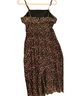 Unique Vintage Floral Black Pink Jumpsuit Size L - photo 2