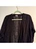 Eskandar 100% Linen Black Denim Jacket Size L - photo 4