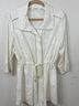 Chico's Ivory White Trenchcoat Size XL - photo 7