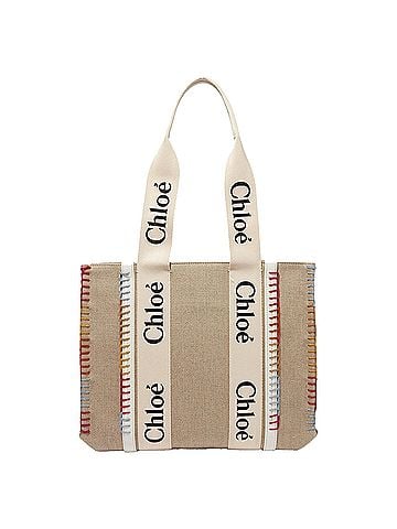 Chloé Chloé Woody Medium Tote Bag (view 1)
