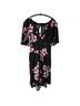 Torrid Floral Blue Black Romper Size 2X - photo 1