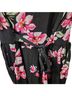Torrid Floral Blue Black Romper Size 2X - photo 3