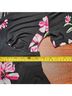 Torrid Floral Blue Black Romper Size 2X - photo 4