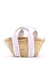 Chloé White Sense Basket Tote Raffia with Leather Medium One size - photo 1