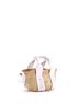 Chloé White Sense Basket Tote Raffia with Leather Medium One size - photo 3