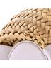 Chloé White Sense Basket Tote Raffia with Leather Medium One size - photo 6