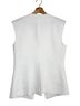 Veronica Beard 53% Linen 29% Polyester 16% Viscose 2% Elastane 100% Polyester Ivory Gold Vest Size 10 - photo 2